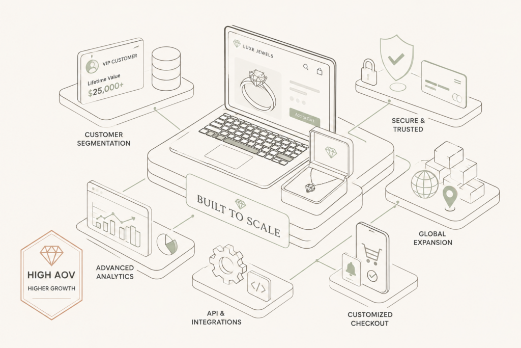Shopify Plus Features That Scale High-AOV Jewelry Stores